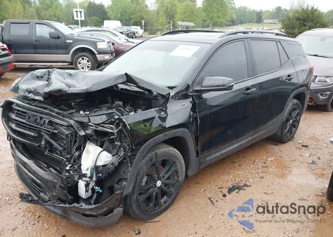 2019 GMC Terrain Slt из США, поврежденный, VIN 3GKALVEV7KL228312